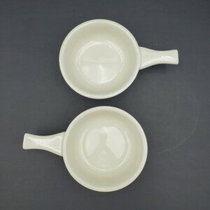 Tuxton Ivory Handled Soup Crocks Restaurant Ware Soup Chili Chowder Bowls